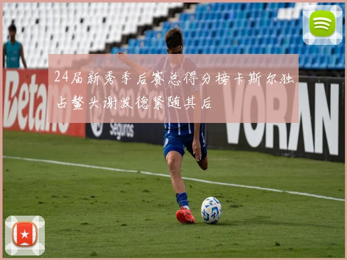 24届新秀季后赛总得分榜卡斯尔独占鳌头谢泼德紧随其后